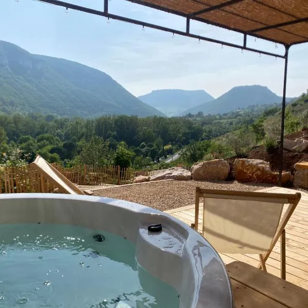 Lechappee des causses、Mostuéjoulsのホテル