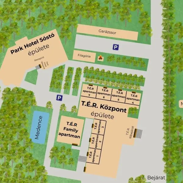 Park Hotel Sóstó, hotelli kohteessa Nyíregyháza