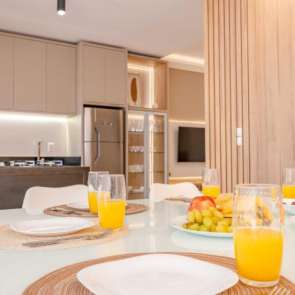 Belissimo apartamento com vista da praia em Bombas - Foto 5