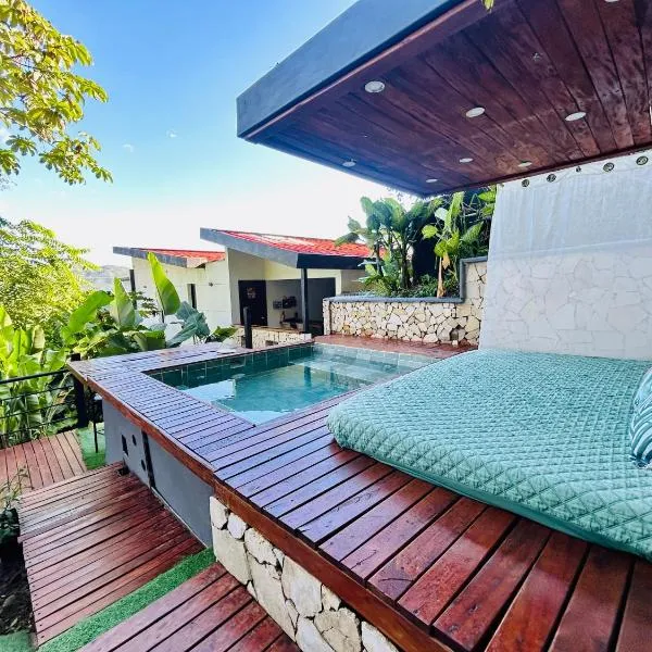 Cabaña Cedro Amarillo - moderna con jacuzzi en Sopetran, cerca de Medellín, hotel v destinaci Sopetran