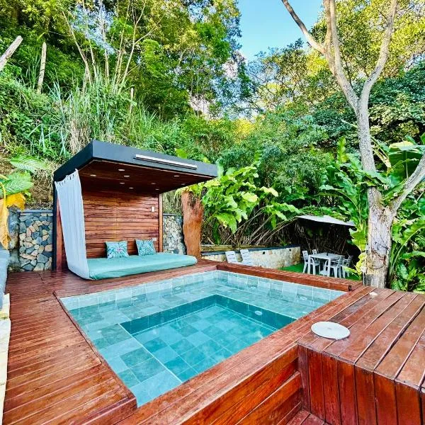 Cabaña moderna con jacuzzi climatizado y vista a montañas en Sopetrán, hotell sihtkohas Sopetran