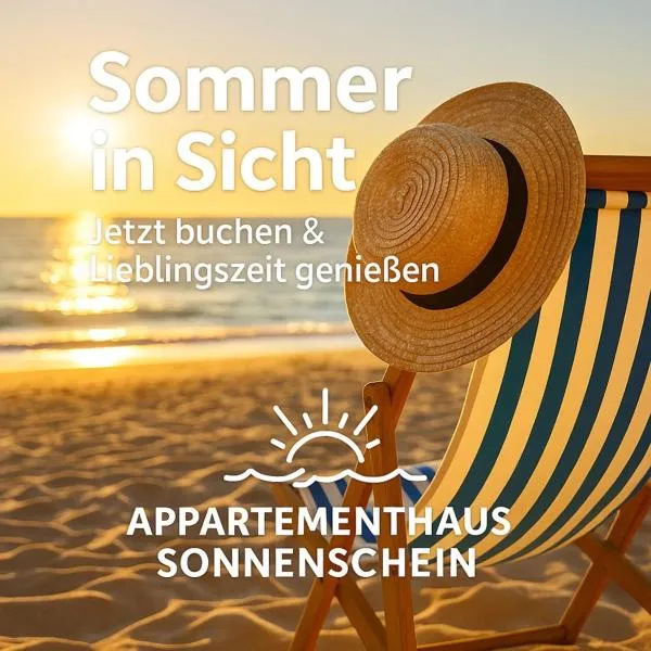 Appartementhaus Sonnenschein - 250m zum Strand im Zentrum von Binz, hotel v destinaci Binz