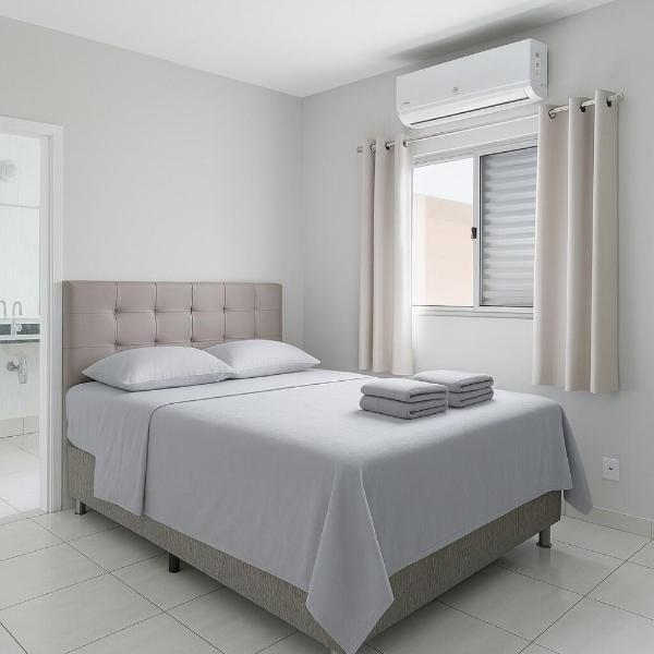 Apartamento c Ar condicionado 5 minutos UFU, Parque Sabia e Shopping - Foto 2