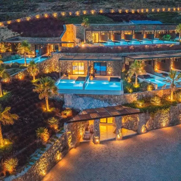 Ftelia Black Villas, hotel v destinaci Ftelia