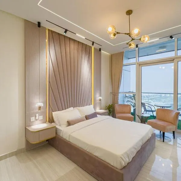 Damac Hills Carson studio on Golf Course, hotel v destinaci Dubai Marina