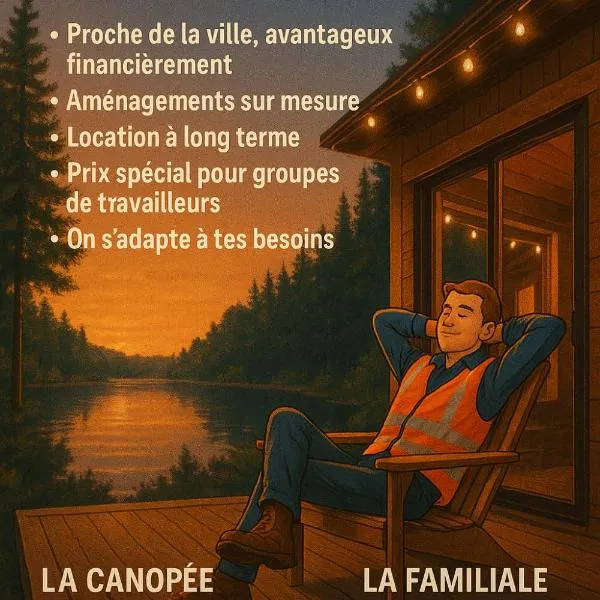 Entre Lemoine et l'arbre, hotel v destinaci Val-dʼOr