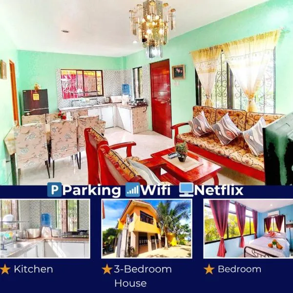 Family Friendly Entire House 4 minutes to Beach, hotel v destinaci Liloan
