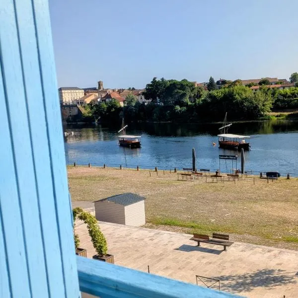 Les Gabarres - Vue sur la Dordogne, hotel v mestu Bergerac