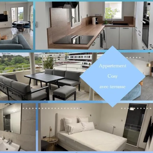 Appartement cosy avec terrasse, hotel i Montpellier