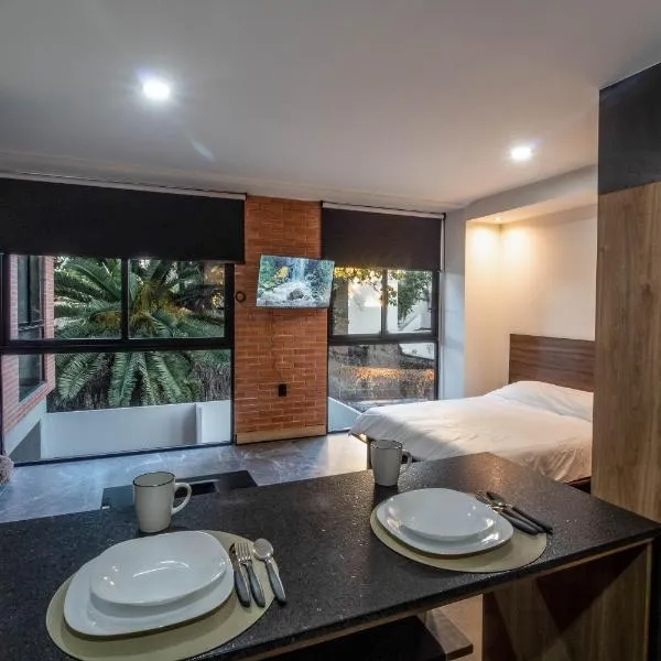 LOFT en Americana Torre con alberca, Gym, Pet fr，位于瓜达拉哈拉的酒店