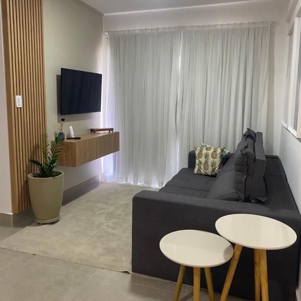 Apto Novo no Centro de Serra Negra com Garagem