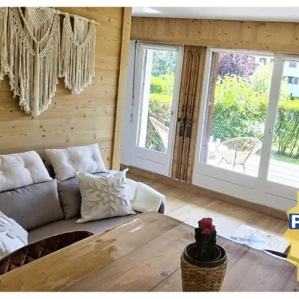 Joli studio avec terrasse, hotel Sallanches-ban