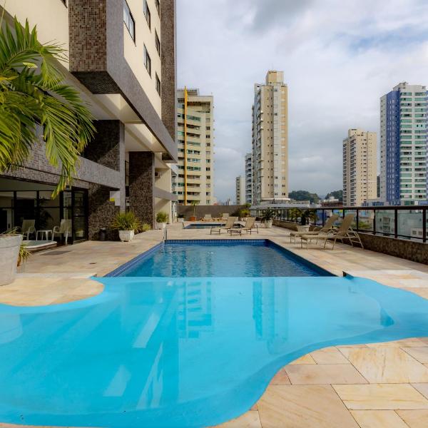 PROMOÇÃO - Vista Superior - Jacuzzi - Sauna - Piscina - Vaga Grátis 400m da Praia - Foto 4