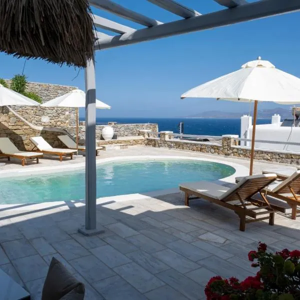 Thalia Luxe 4-Bedroom Pool Villa, hotel en Mykonos ciudad