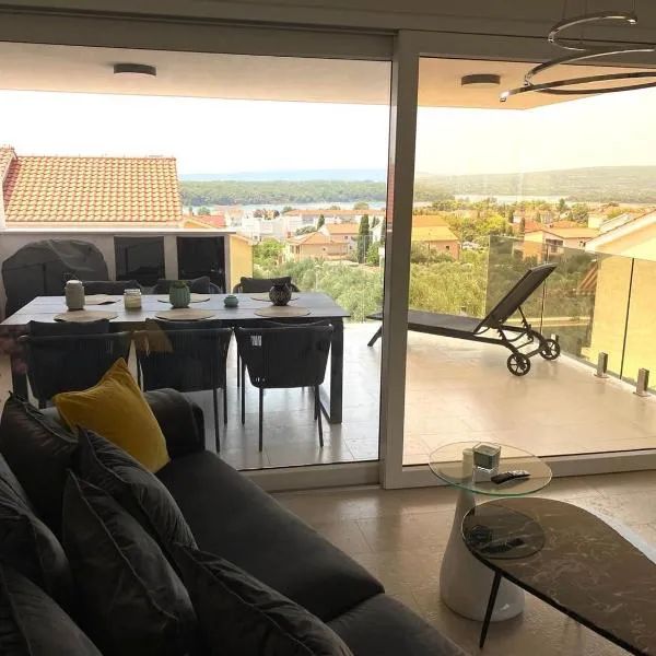 Apartment Sunset – Comfort with a Sea View in Punat, хотел в Пунат