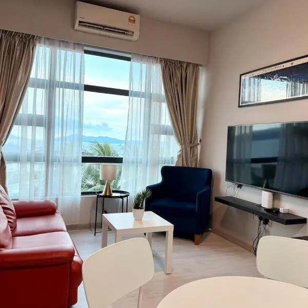 Seaview City Center,5PAX room 2min walk to island hopping, hotel in Kota Kinabalu