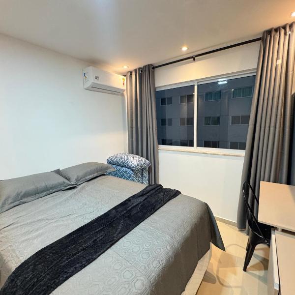 Ap próx ao Shopping com garagem, piscina e ar - Foto 2