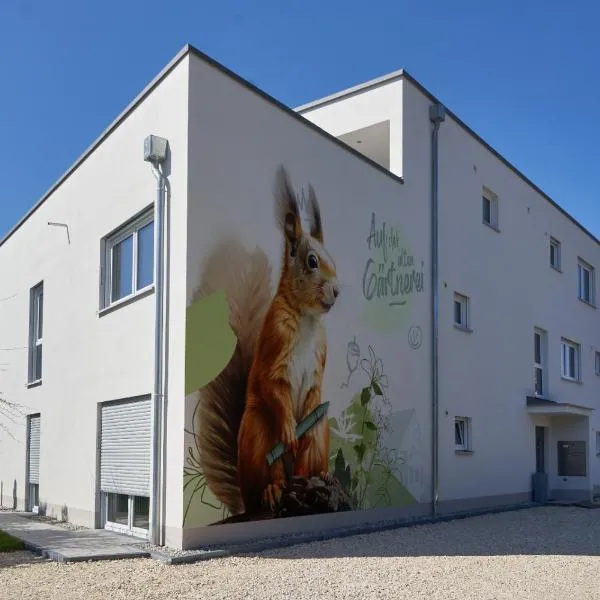 Ferienwohnungen Auf der alten Gärtnerei GmbH, hotel in Günzburg