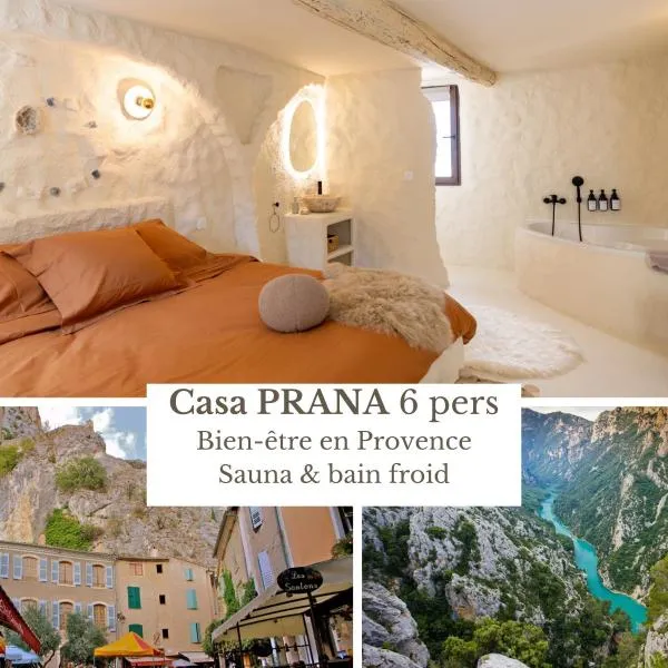 CASA ANANTA Appartements bien-être aux portes du Verdon Refuge slow Life et sensoriel jusqu à 12 pers, hotell sihtkohas La Garde