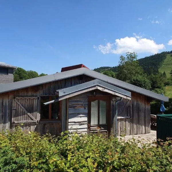 Métabief में, होटल Les pagotins de Garance, Chalet Jura 39, avec sauna panoramique, Meublé classé 4 étoiles