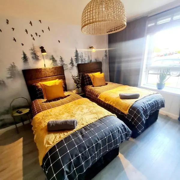 Modern Apartment - FREE parking, hotel a Glasgow