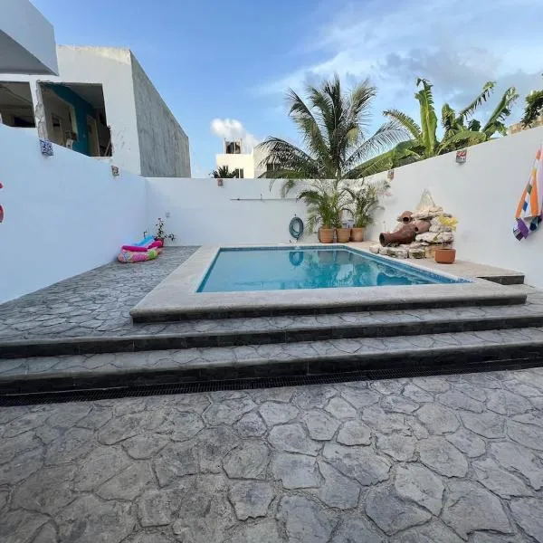 Casa Azul is a tropical oasis, hotel v destinácii Mahahual