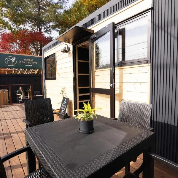 Nozawa Onsen Tiny Home and Sauna - Mizuho, hotel u gradu 'Iiyama'