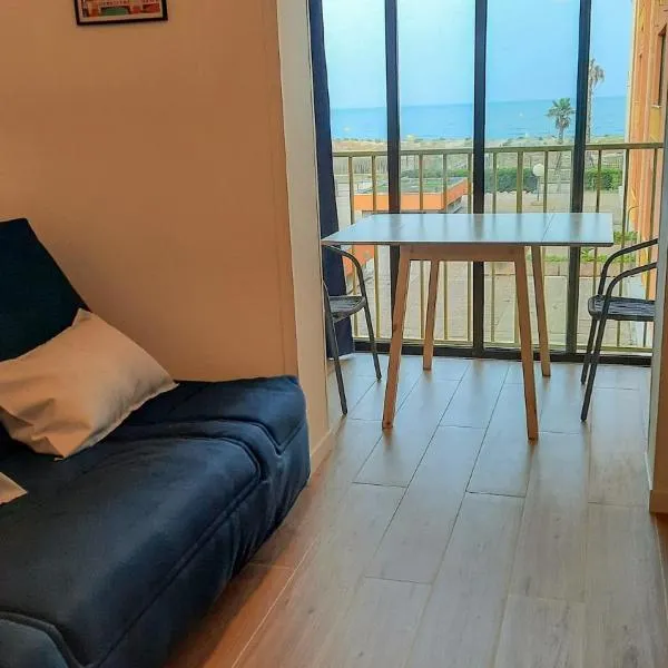 Appart avec loggia en front de mer et superbe vue, hotel in Le Barcarès