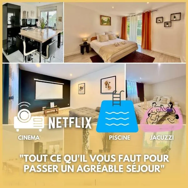 Maison spacieuse avec terrasse - DABNB, hotel in Saint-Brice-sur-Vienne