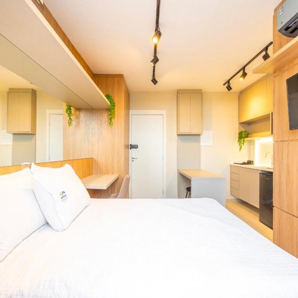 Flat moderno e aconchegante no Ecoville