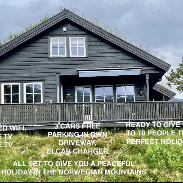 Modern, lovely holidayhome, in quiet nature close to Trolltunga, hotel Utsikten városában