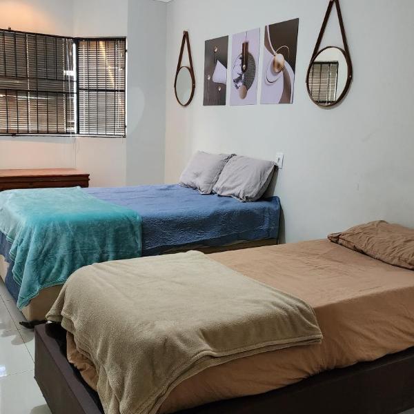 Casa 3Q, 10 pax, próximo parque Japão, com ar condicionado - Foto 2