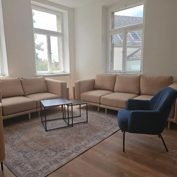 City Apartment Zentral in Fußgängerzone, 3 Schlafzimmer, 6 Personen, hotel in Bayreuth