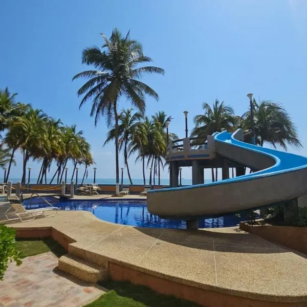 Oceanfront apartment in Morrocoy, Tucacas, PB, viešbutis mieste Tucacas