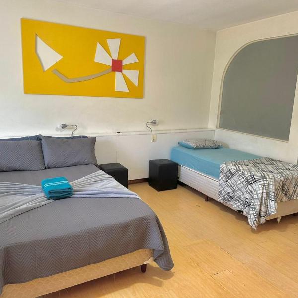 Saint Sebastian Flat 201 - Com Hidro! até 3 pessoas, Duplex, no centro