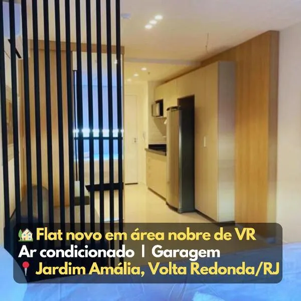 Flat moderno Garagem AR cond Jardim Amália VR, hotel in Volta Redonda