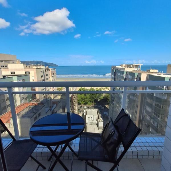 Helbor Stay Santos Pompéia Gonzaga - Varanda vista mar