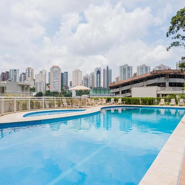 BHaus Morumbi IN Jardim Sul - 50m2 - Cama Queen - Linda Vista 12o andar - Apartamento 1 quarto com Varanda - Shopping Jardim Sul - Vaga de Garagem - Piscina - Academia - Acomoda 3 pessoas - IN1 - Foto 4