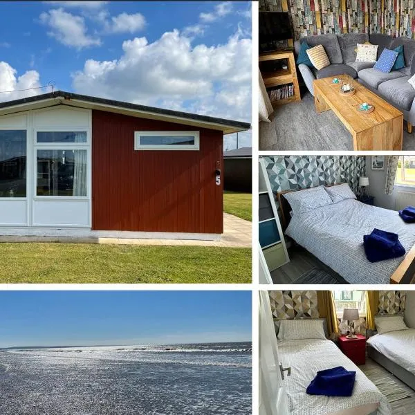Modern Funky Private Chalet at the Beach, hótel í Tywyn