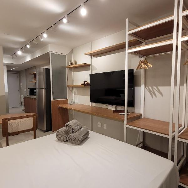 Studio novo e moderno com vista e piscina no Rio de Janeiro - Foto 2