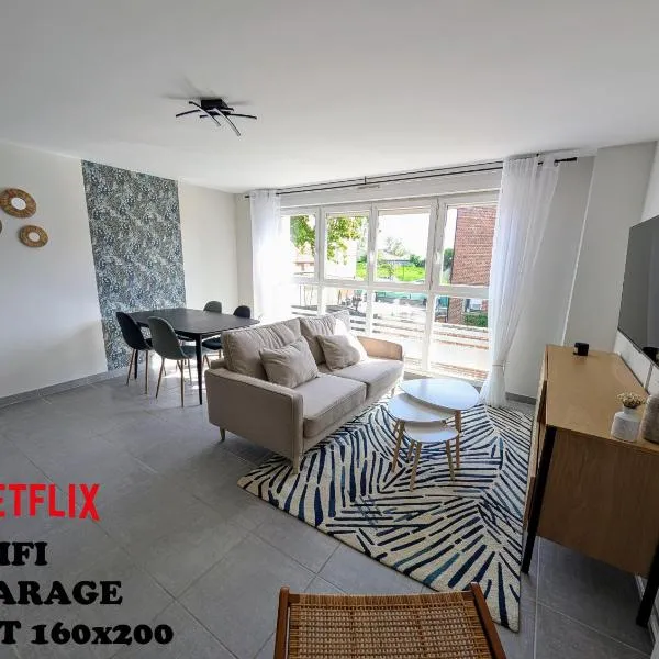 Le cottage du moulin - NETFLIX - WiFi - Garage, hotel v destinaci Oresmaux