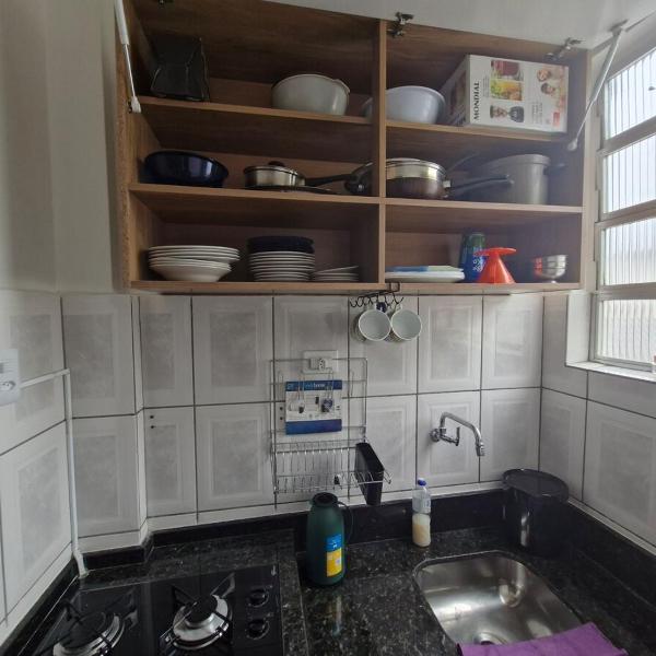 Apartamento aconchegante Santos Praia Vista Mar