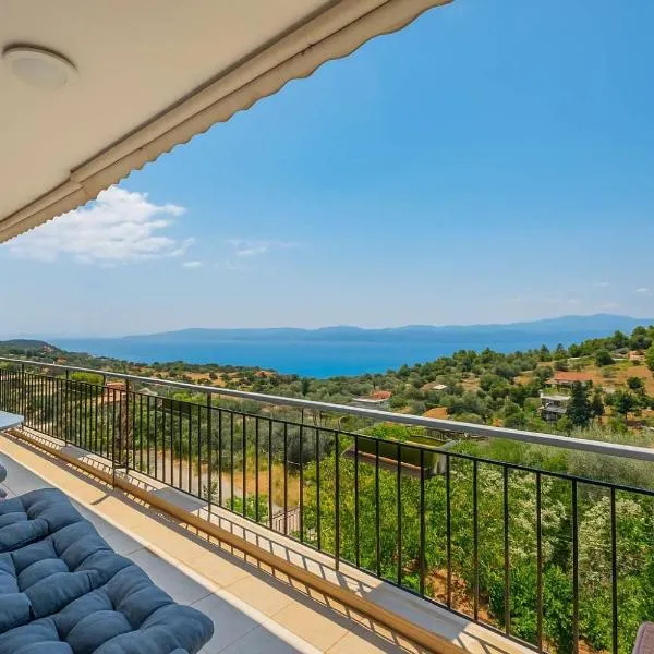 Panorama Eretria Seaview Retreat with Balcony, hotel in Eretria