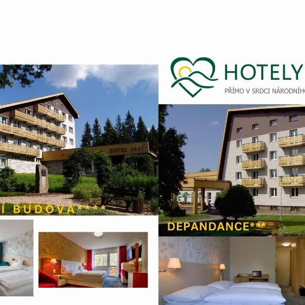 Hotel Srní a Depandance, hotel v Srní