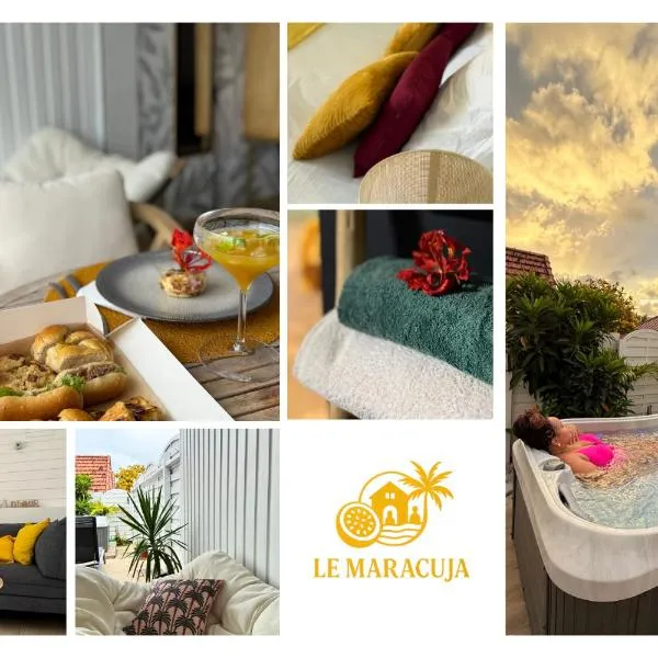 Le Maracuja - Jacuzzi privé à 2 min de la plage, khách sạn ở Sainte-Anne