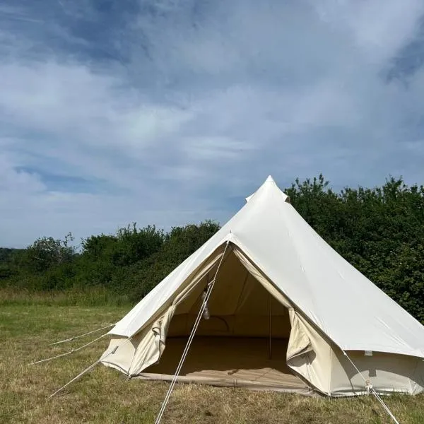 Brambles bell tent, hotel Bradingban