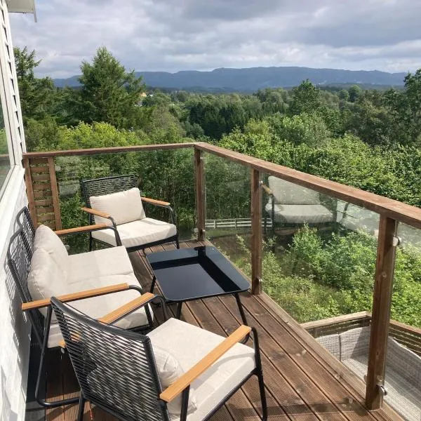 Duplex near airport, hotel v Bergen