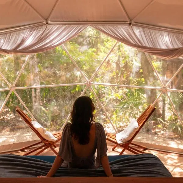 Ku kuk Glamping, hotel en Chemuyil