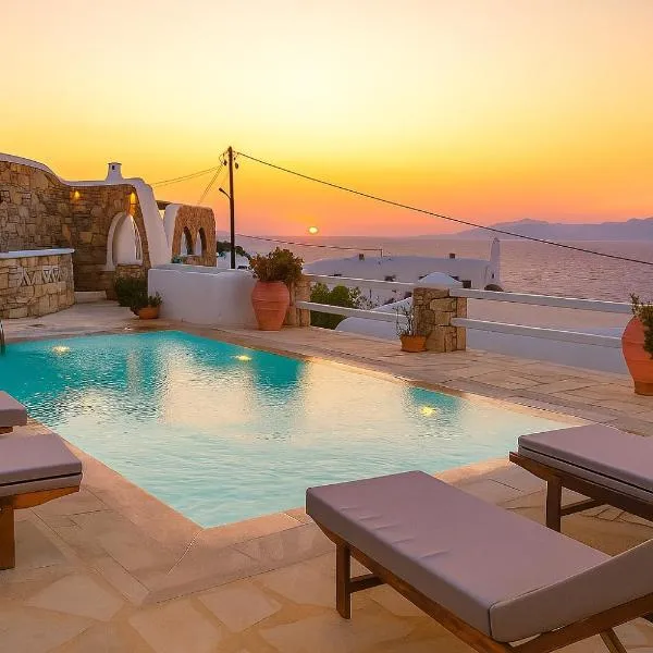 Cavo Apollon Sunset Pool Villa, hotel di Ornos