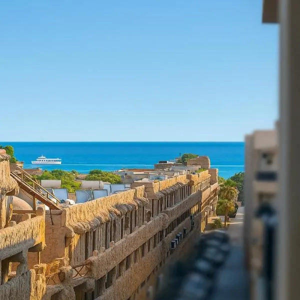 Selena Bay Luxury Sea View 1BR Apartment, Private Beach and Pool, hotel in Hurghada